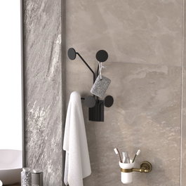 Wallity Giraffe Gancho de pared metálico Negro